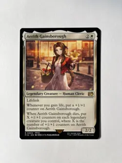 Aerith Gainsborough Final Fantasy Regular NM MTG - Image 1