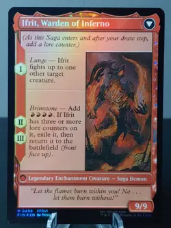 0458 Clive, Ifrit's Dominant Extended Art Foil Magic The Gathering Final Fantasy - Image 2