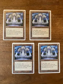 Fountain of Youth x4 NM+ NEVER PLAYED MtG Chronicles Magic VINTAGE FREE SHIPPING - Image 1