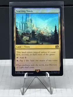FOIL Starting Town #0289 MTG Final Fantasy English - Pack Fresh NM 🔥 - Image 1