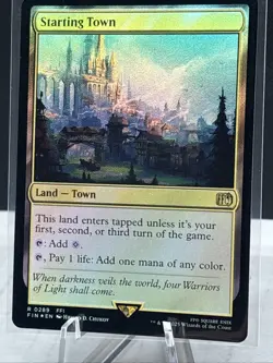FOIL Starting Town #0289 MTG Final Fantasy English - Pack Fresh NM 🔥 - Image 4