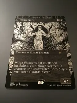 MTG Secret Lair #1116 Plaguecrafter Borderless Etched Foil - Image 1