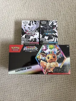 SEALED Pokemon Black Bolt and White Flare Booster Bundle set of 2 & Surprise Box - Image 1
