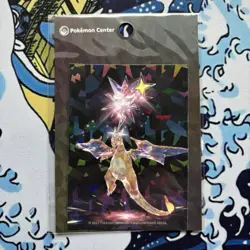 Pokemon Terastal Tera Charizard Japanese Pokemon Center Sticker Sealed 3.5×2.5 - Image 1
