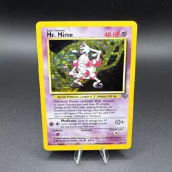 🔥 Mr Mime 6/64 🔥 Original Holo Rare Jungle Set Pokemon Card 1999 WOTC TCG NM - Image 1
