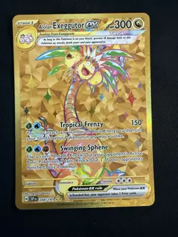 Alolan Exeggutor EX [Hyper Rare / Gold] #248/191 Pokemon Surging Sparks NM - Image 1