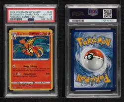 Special Delivery Charizard Holo Pokemon Sword & Shield Black Star Promo PSA 8 - Image 3