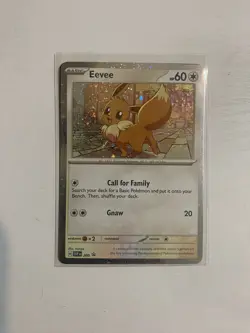 Pokemon TCG Destined Rivals - Eevee SVP 200 Checklane Blister Promo (Cosmo Holo) - Image 1