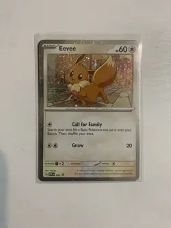 Pokemon TCG Destined Rivals - Eevee SVP 200 Checklane Blister Promo (Cosmo Holo) - Image 2