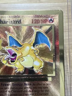 Charizard 4/102 Gold Metal Promo Pokemon 2021 25th Celebrations UPC - Image 3