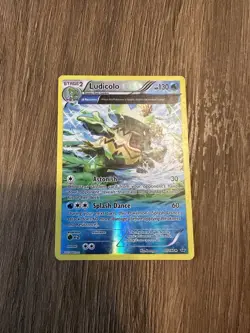 Pokemon TCG Ludicolo 37/160 XY Primal Clash Reverse Holo Rare LP - Image 1