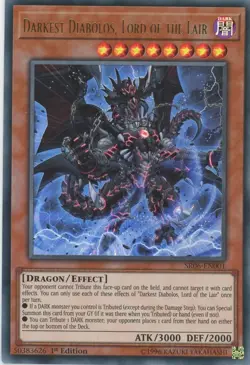 Darkest Diabolos, Lord of the Lair SR06-EN001 1st Ultra Rare NM Yu-Gi-Oh! - Image 1