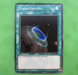Yu-Gi-Oh! Terraforming LCKC-EN090 Secret Rare 1st Edition Nr Mint - Image 1