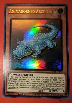 $$$ ANIMADORNED ARCHOSAUR $$$ ULTRA RARE 1ST EDITION MINT/NM MP21-EN062 YUGIOH! - Image 1