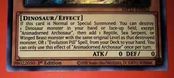 $$$ ANIMADORNED ARCHOSAUR $$$ ULTRA RARE 1ST EDITION MINT/NM MP21-EN062 YUGIOH! - Image 2