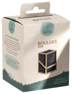 Ultimate Guard Boulder 100+ Black Return To Earth Deck Case New Card Box mtg ccg - Image 1