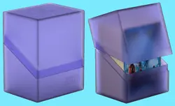 ULTIMATE GUARD BOULDER AMETHYST DECK CASE 80+ Standard Size Card Storage Box New - Image 1