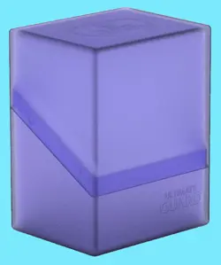 ULTIMATE GUARD BOULDER AMETHYST DECK CASE 80+ Standard Size Card Storage Box New - Image 2