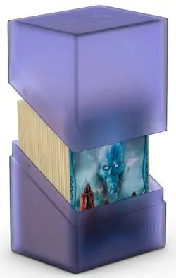 ULTIMATE GUARD BOULDER AMETHYST DECK CASE 80+ Standard Size Card Storage Box New - Image 4