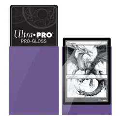 50 ULTRA PRO STANDARD SIZE GLOSS PURPLE DECK PROTECTOR Card Sleeves mtg ccg tcg - Image 2