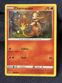 Charmander SWSH092 Black Star Promo Holo Pokemon Card - Image 1