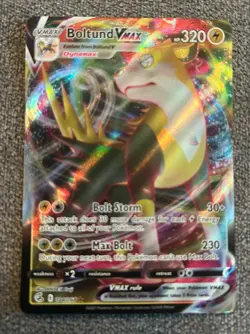 Boltund VMAX 104/264 Fusion Strike Ultra Rare Holo Pokemon TCG Card NM - Image 1