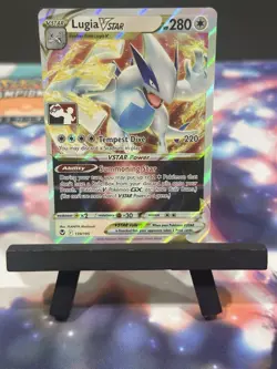 Lugia VSTAR Prize Pack Series 3/4 Holo Play Stamped Promo Card 139/195 - Image 1