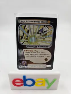 Orange Junction Energy Blast Trunks Saga FOIL 139 DBZ Dragon Ball Z CCG TCG Card - Image 1
