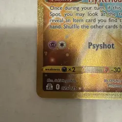 Pokemon Mew Holo Rare TCG Gold Card Celebrations 25th Anniversary 025/025 - Image 5
