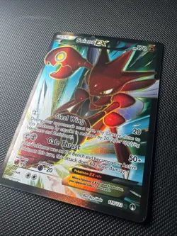 Scizor EX (Full Art) 119/122 Breakpoint Holo Near Mint Pokemon Card - Image 1