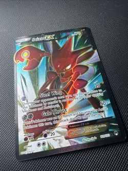 Scizor EX (Full Art) 119/122 Breakpoint Holo Near Mint Pokemon Card - Image 2