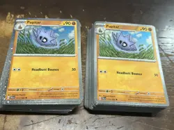 LOT OF (100) Pupitar 111/193 Cosmos Holo Promo Pokemon Card Paldea Evolved - Image 1