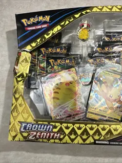 pokemon cards sealed, pokemon premium collection, crown zenith, pikachu vmax - Image 5