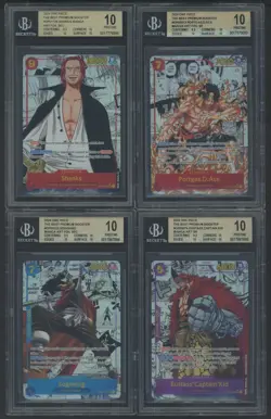 Lot (8) 2024 One Piece PRB The Best Manga Art BGS PSA 10 Cards w/ Zoro Law Tony - Image 2