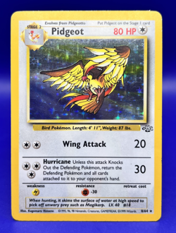 1999 Pokemon Card Jungle Set Pidgeot 8/64 Holo Rare LP-MP - Image 1
