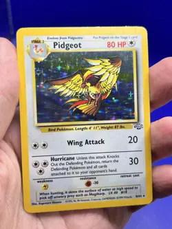 1999 Pokemon Card Jungle Set Pidgeot 8/64 Holo Rare LP-MP - Image 3