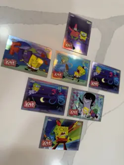 topps chrome spongebob Lot of 7 SONG SONGS cards - Image 1