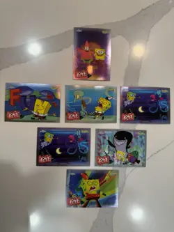 topps chrome spongebob Lot of 7 SONG SONGS cards - Image 3