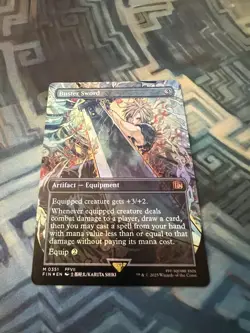 MTG Foil Borderless Buster Sword NM Unplayed Final Fantasy - Image 2