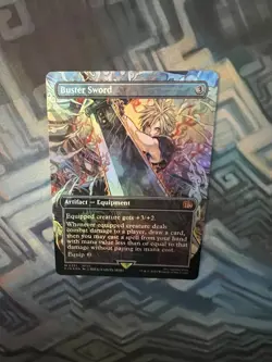 MTG Foil Borderless Buster Sword NM Unplayed Final Fantasy - Image 3
