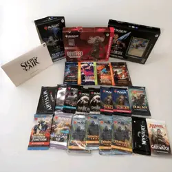 24 Sealed MTG items!! FF Commander, 5 Collector Packs, SL & More, FREE SHIPPING! - Image 1