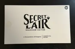 SDCC MTG 2025 Secret Lair Devastation Dragons Roadshow NEW Limited Edition LE - Image 1