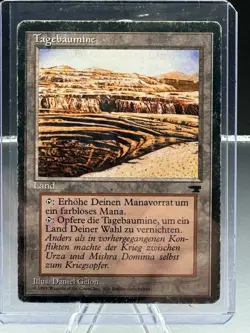 1995 Magic the Gathering Tagebaumine | German Strip Mine | Antiquities Artwork - Image 1