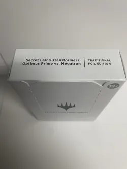 MTG Secret Lair x Transformers: Optimus Prime vs. Megatron Foil Edition SEALED - Image 2