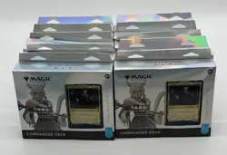 Lot of (10) Magic The Gathering Final Fantasy Collector Edition Commanders Deck - Image 1