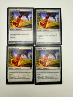 4x Swiftfoot Boots - MTG English - LP - Image 1