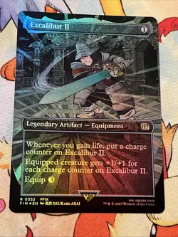 Excalibur II (Borderless) Final Fantasy Foil - Image 1