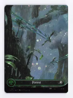 Forest (Borderless) (Galaxy Foil) 0371 (L) MTG Edge of Eternities (EOE) - Image 1
