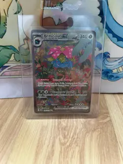 Pokemon TCG Venusaur EX Full Art Holo Card 198/165 Scarlet & Violet 151 Sir - Image 1