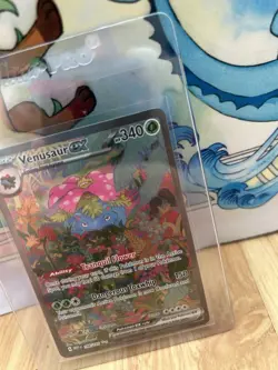 Pokemon TCG Venusaur EX Full Art Holo Card 198/165 Scarlet & Violet 151 Sir - Image 3